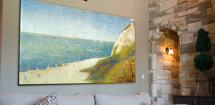 Large custom sized canvas prints.