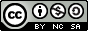 Creative Commons - Attribution Non-Commercial Share Alike icon