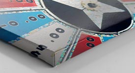 3/4 inch gallery wrapped canvas