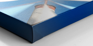 colored border photo canvas