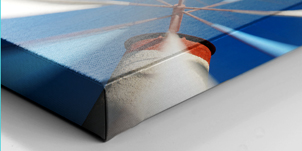 image wrapped photo canvas